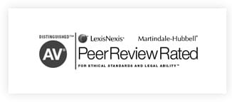 AV Distinguished | LexisNexis | Martindale-Hubbell | Peer Review Rated | For Ethical Standards And Legal Ability